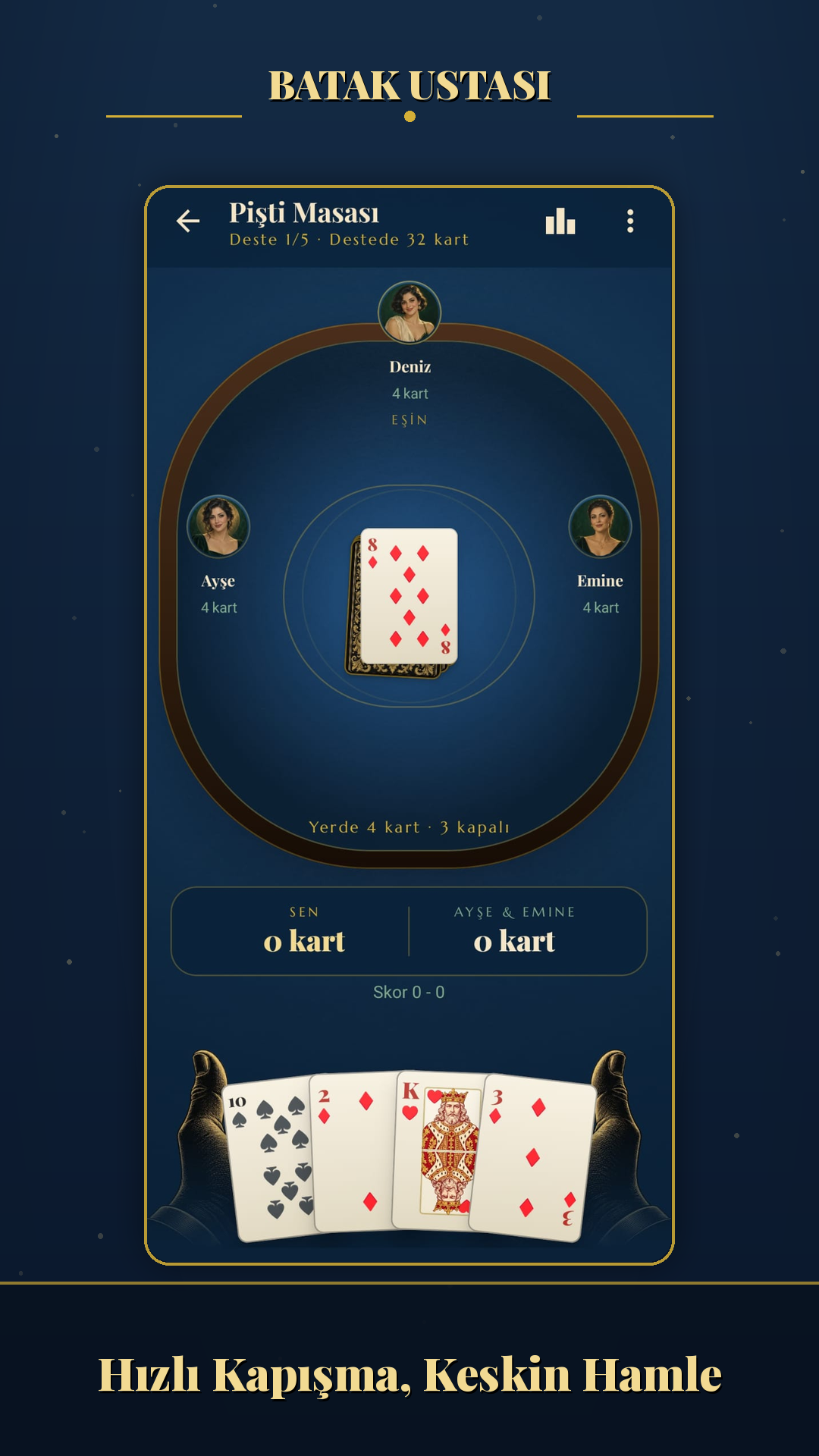Batak Ustası - Pişti Masası — Kapışma